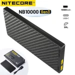 Carbon Fiber Ultra Light NITECORE NB10000 Gen3 Power Bank – 10000mAh Travel Charger