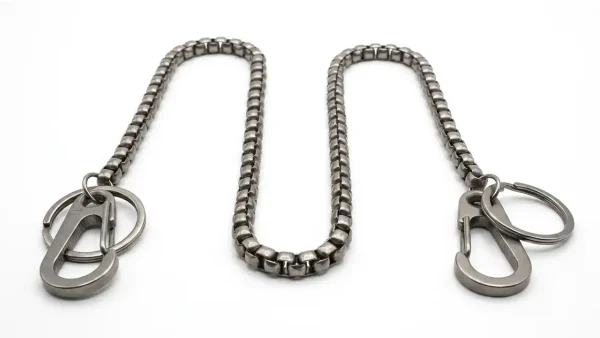 Protect your valuables with a lightweight EDC chain that combines premium titanium construction, modern style, and heavy-duty performance.